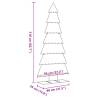 Decorative Black Metal Christmas Tree - 210 cm | Hipomarket