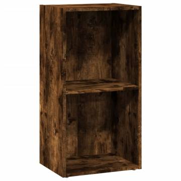 Bookcase Smoked Oak - Stylish Storage Solution | HipoMarket