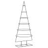 Metal Christmas Tree Black 150 cm - Modern DIY Decoration