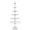 Metal Christmas Tree Black 150 cm - Modern DIY Decoration