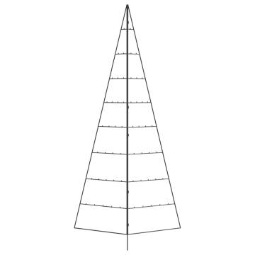 Stylish Metal Christmas Tree - Black 210 cm for DIY Decoration