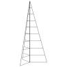 Stylish Metal Christmas Tree - Black 210 cm for DIY Decoration