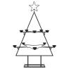 Black Metal Christmas Tree for Unique Holiday Decoration - 75 cm