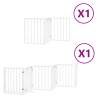 Dog Gate with Door - Foldable 9 Panels, 450 cm | Hipomarket