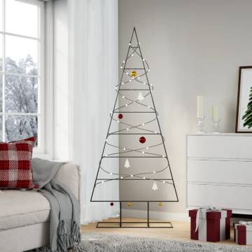 Black Metal Christmas Tree Decoration - 180 cm | HipoMarket