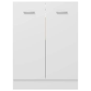 Bottom Cabinet White 60x46x81.5 cm | Engineered Wood Storage