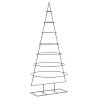 Metal Christmas Tree Black 180 cm - Modern DIY Decoration