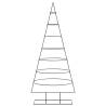 Metal Christmas Tree Black 180 cm - Modern DIY Decoration