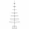 Metal Christmas Tree Black 180 cm - Modern DIY Decoration