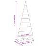 Stylish Black Metal Christmas Tree – 210 cm for DIY Decor