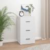 Sideboard White 40x33x70 cm Engineered Wood Colour white Quantity in Package 1 
