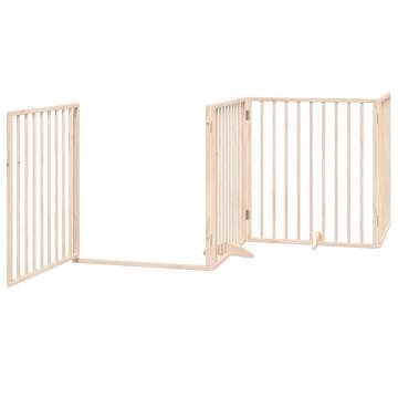 Foldable Dog Gate with Door - 12 Panels 960 cm | Hipomarket