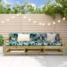 3 Piece Garden Lounge Set Impregnated Wood Pine Colour natural impregnated Quantity in Package 1 Model 2x corner + middle 