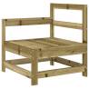 3 Piece Garden Lounge Set - Impregnated Pine Wood - Hipomarket