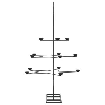 Black Metal Christmas Tree - 105 cm DIY Decoration