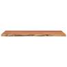 Solid Wood Acacia Live Edge Table Top - 80x40x2.5 cm