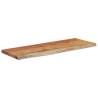 Solid Wood Acacia Live Edge Wall Shelf - 80x30 cm