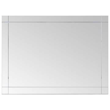 Modern Wall Mirror 60x50 cm | Glass | HipoMarket