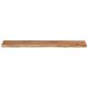 Wall Shelf 90x20 cm - Solid Acacia Wood with Live Edge Design