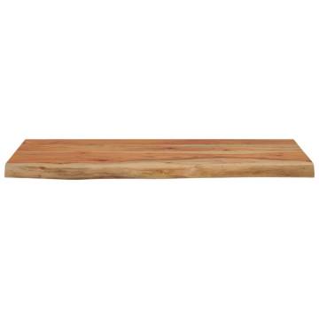 Wall Shelf - 60x30 cm Solid Acacia Wood Live Edge Design