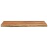 Wall Shelf - 60x30 cm Solid Acacia Wood Live Edge Design