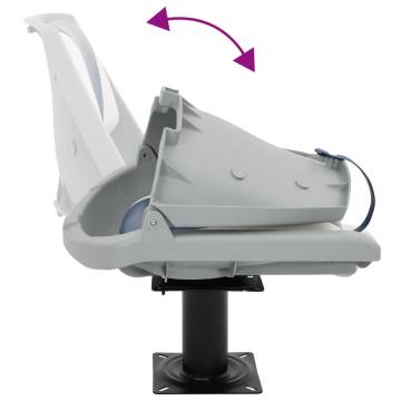 Boat Seat with 360° Rotatable Pedestal - Comfortable & Durable