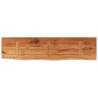 Wall Shelf 120x30 cm Solid Acacia Wood | Rustic Live Edge