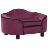  Dog Sofa Burgundy 67x47x36 cm Plush Colour burgundy 