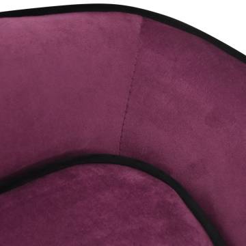 Stylish Burgundy Dog Sofa - 67x47x36 cm Plush Comfort