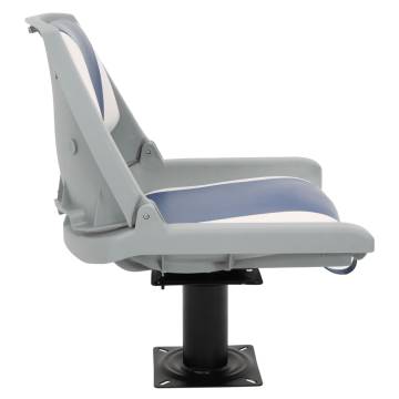 Boat Seats 2 pcs with Pedestal - 360° Rotatable Comfort