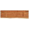 Live Edge Acacia Wall Shelf - 110x30 cm | Hipomarket UK