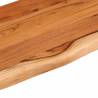 Live Edge Acacia Wall Shelf - 110x30 cm | Hipomarket UK