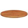 Table Top Ø90x2.5 cm Round Solid Wood Acacia | Hipomarket UK