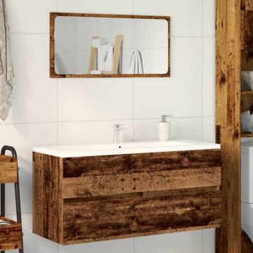 Sink Cabinet Old Wood 100x38.5x45 cm - Stylish Storage Solution