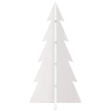 Wooden Christmas Tree 59.5 cm - White Solid Pine Decoration