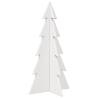 Wooden Christmas Tree 59.5 cm - White Solid Pine Decoration