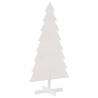 Wooden Christmas Tree Decoration - White 150 cm Pine | HipoMarket