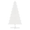 Wooden Christmas Tree Decoration - White 150 cm Pine | HipoMarket