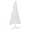 Wooden Christmas Tree Decoration - White 150 cm Pine | HipoMarket