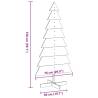 Wooden Christmas Tree Decoration - White 150 cm Pine | HipoMarket