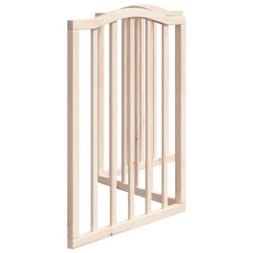 Foldable 3 Panel Dog Gate - 150 cm Poplar Wood | HipoMarket