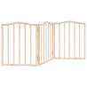 Foldable 3 Panel Dog Gate - 150 cm Poplar Wood | HipoMarket