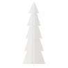 Wooden Christmas Tree Decoration - 112 cm Solid Pine White