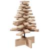 Wooden Christmas Tree 60cm | Unique Solid Pine Decoration