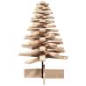 Wooden Christmas Tree 80 cm - Unique Solid Pine Decoration