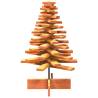 Wooden Christmas Tree - Wax Brown Solid Pine 80 cm | Hipo Market