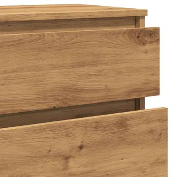 Stylish Drawer Cabinet - Artisan Oak 60x36x103 cm | HipoMarket UK