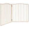 Foldable Dog Gate 2 Panels 160 cm | Poplar Wood - Hipo Market