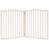 Foldable Dog Gate 2 Panels 160 cm | Poplar Wood - Hipo Market