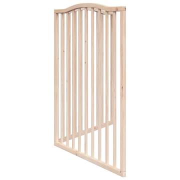 Foldable Dog Gate 2 Panels 160 cm | Poplar Wood - Hipo Market